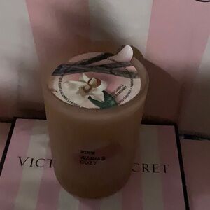 PINK Warm & Cozy Candle NEW